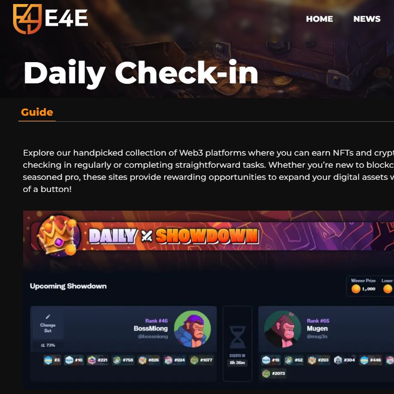 Chief_AxieGG's tweet photo. There is so much value on the new @e4e_gg website! If you are looking for a safe journey through Web 3 and the best ways to earn you check it out!🥳

Its easy

E4E . GG

Earning made easy!💰 https://t.co/svoklUAuVW