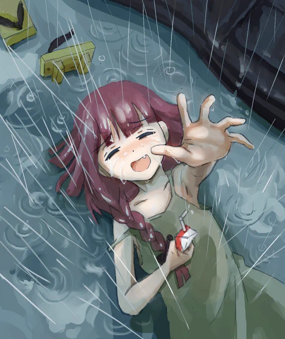 廣井 きくり たどりついたら いつも雨ふり #ファンアート 再掲載