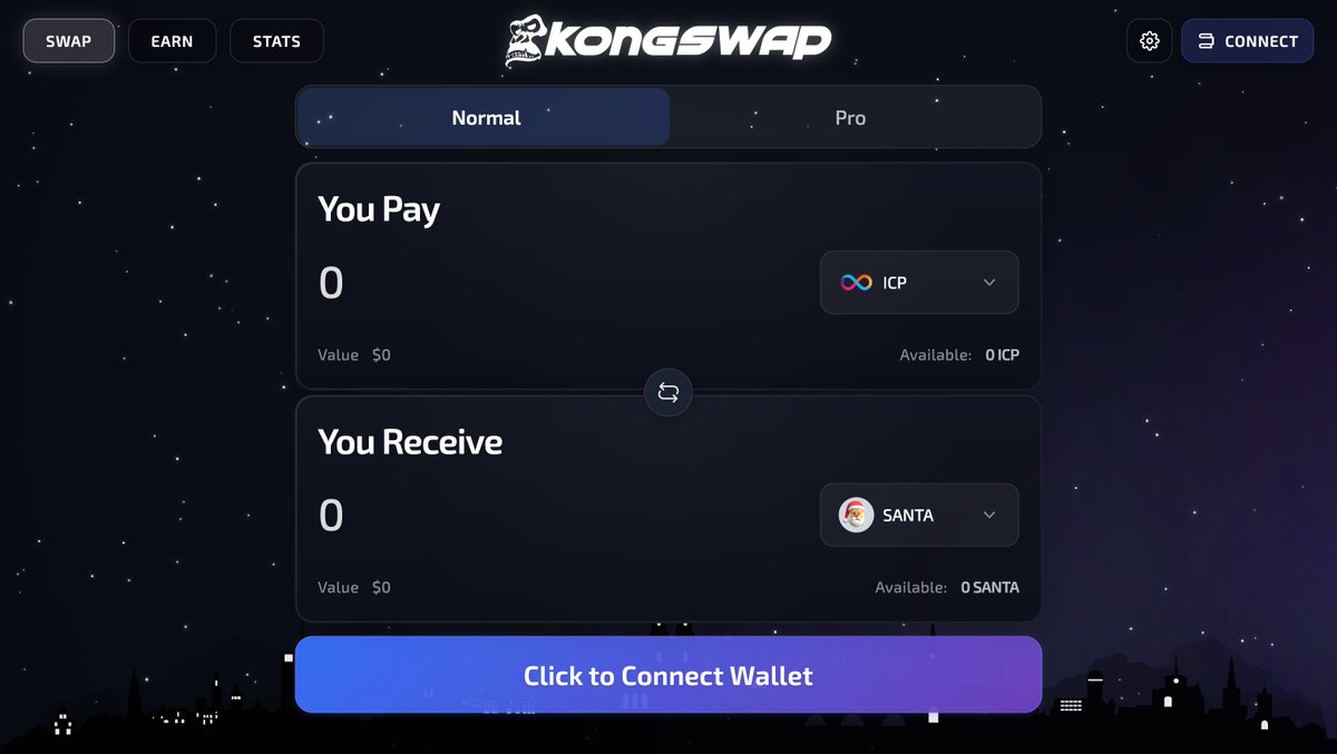 playPixies_ICP's tweet photo. 🎅 $SANTA has officially landed on KongSwap! 🚀✨🦍

Trading &amp; swapping are live now! Start your journey and grab some $SANTA tokens here: https://t.co/FQG0v6Mnb9

⚠️ Reminder: Adjust slippage tolerance carefully as the token is new.

#playSantas #ICP @kongswap 🎁🦍 https://t.co/GqOSfbGw5y