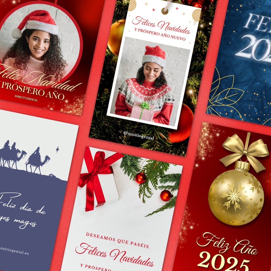 byCreaTemplates's tweet photo. ¡Haz que tus publicaciones navideñas brillen! ✨

He creado plantillas navideñas personalizables en Canva gratis y pro 🎁, perfectas para redes sociales.
Fáciles de usar, modernas y festivas.

Entra en enlace del siguiente post👇 https://t.co/9mXoJsBMZi
