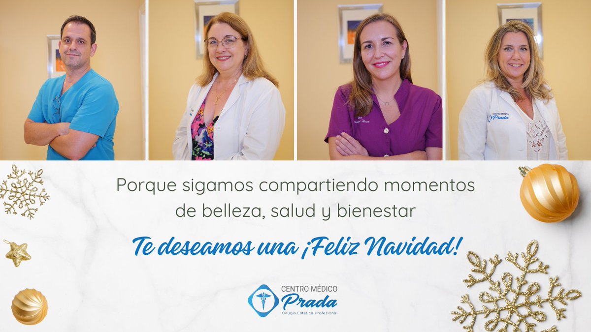 CMedicoPrada's tweet photo. Porque en estas fiestas sigamos compartiendo momentos de belleza, salud y bienestar✨. Desde Centro Médico Prada te deseamos una ¡𝑭𝒆𝒍𝒊𝒛 𝑵𝒂𝒗𝒊𝒅𝒂𝒅!🎄

#FelizNavidad #felicesfiestas #CentroMédicoPrada #cirugiaestética #medicinaestética #cirujanosplasticos #podología https://t.co/Hwp6VHV7nB
