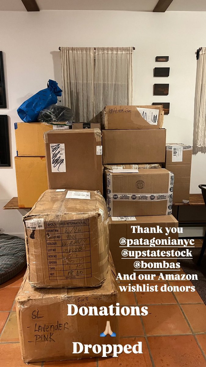 Ekatrina_Killer's tweet photo. Thank you for your generous donations, @patagonia, #UpstateStock, @BOMBAS, and all the incredible Amazon wishlist donors! Your support makes a huge difference! 🙏💙
#ThankYou #Gratitude #Donations #GivingBack #CommunitySupport #MakingADiff #Patagonia #Bombas #AmazonWishlist https://t.co/0Xwk5Sh9PA
