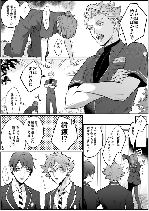 監督生を男だと思い込んでた⚡️のセベ監
⚠️女監督生顔有り

 #twstプラス 