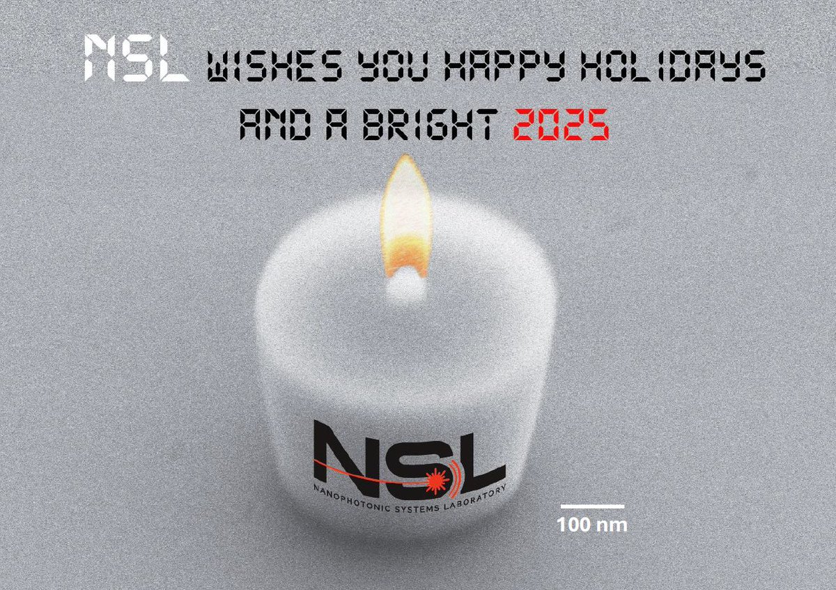 Quidant’s Lab (@quidantl) on Twitter photo Happy Holidays and a bright New Year from NSL! ✨🎄
We celebrated the season with delicious cheese fondue at a cozy farmhouse-turned-restaurant.
Our Christmas card features a silicon Mie resonator—transformed into a glowing candle to light up your holidays! 🕯️ Happy Holidays and a bright New Year from NSL! ✨🎄
We celebrated the season with delicious cheese fondue at a cozy farmhouse-turned-restaurant.
Our Christmas card features a silicon Mie resonator—transformed into a glowing candle to light up your holidays! 🕯️