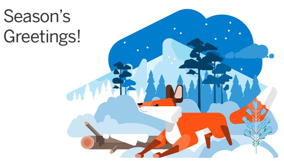 Season's greetings from all of us to all of you! 🌲