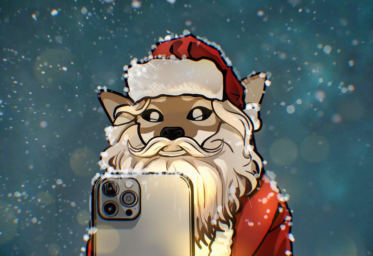 SelfieDog_SOL's tweet photo. Here to make your spirits bright https://t.co/Jv4zkeLWq6