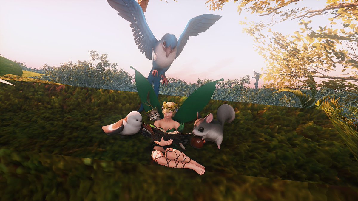 ScholarFood's tweet photo. Forest Fairy
#GPOSERS #EorzeaPhotos #GShade #FFXIV #Fairy https://t.co/p7Wh0479vJ