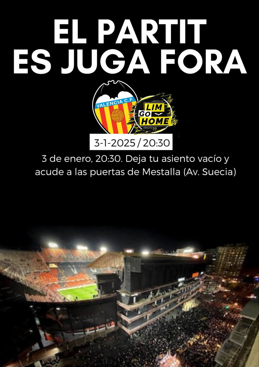 3-1-2025. El partit es juga fora 🦇