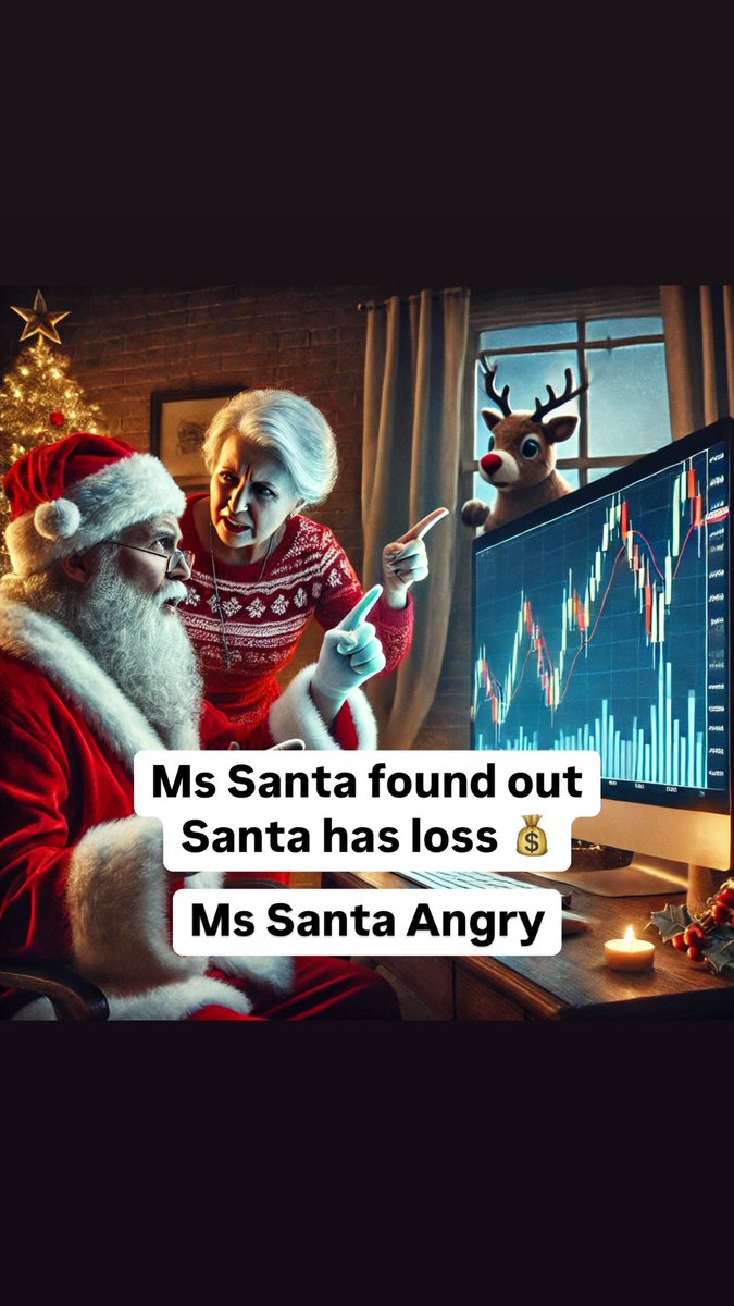 3. Santa’s wife found out he has wiped out the entire Christmas gift budget. 

Boy was she not pleased.