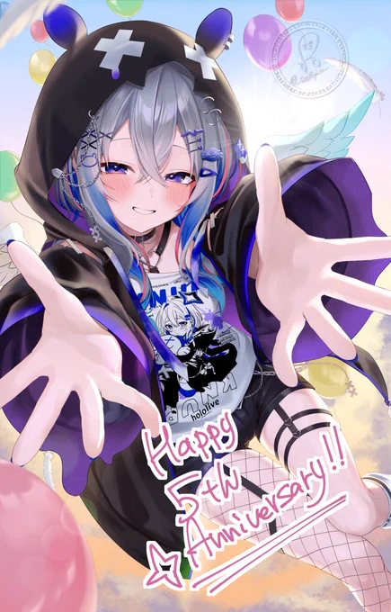 5周年たそ!#かなたーと  #天音かなた5周年 