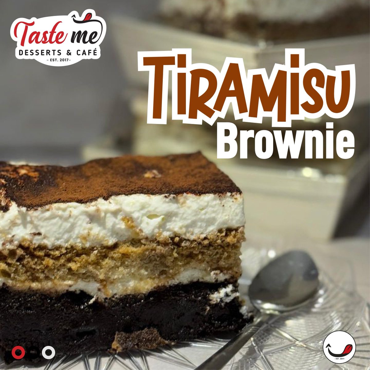 TasteMeDessert's tweet photo. Layers of happiness in every bite! π«βοΈ Our Tiramisu Brownie is where rich chocolate meets the creamy elegance of tiramisu. Perfect for your sweet cravings. #DessertHub #TheArtOfFlavours #OnlyAtTasteMe #TasteMeTanzania #daressalaam #tanzania #twittergulio #zanzibar https://t.co/PpMxgJBTLx