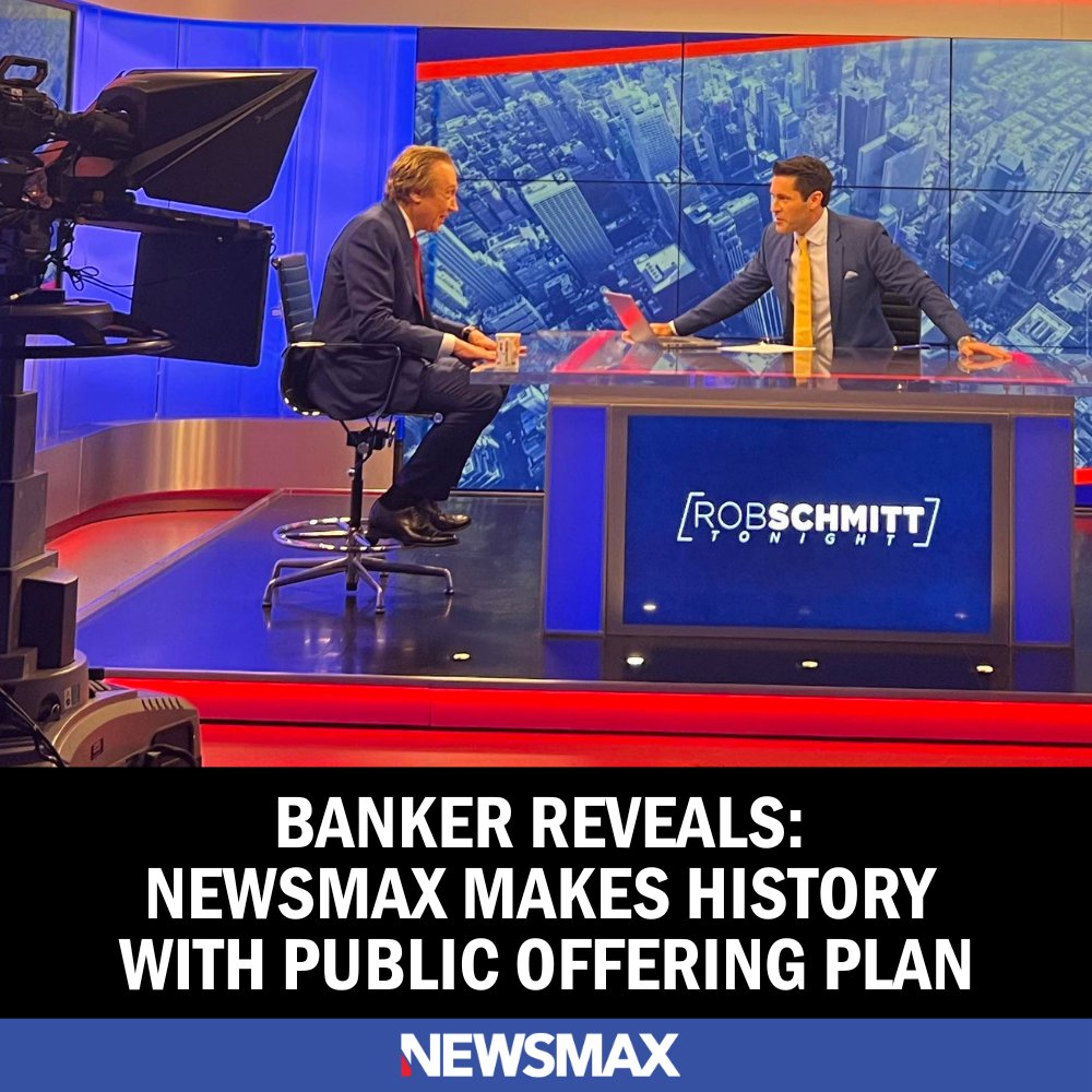 WOW: NEWSMAX raises $135 million for pre-IPO plan, join it now: bit.ly/3VRDMmw