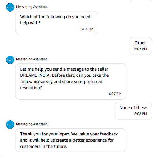 Mee_Chiranjeevi's tweet photo. @AmazonHelp @OrganicConsumer @ConsumerReports @DreameGlobal Yes I did that.
So where are the details in this,  all you did is a survey!

https://t.co/1l7EgBHW11 as you mentioned seller details? https://t.co/PGZnW6R3au