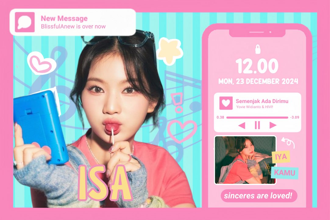 ⠀
ⓘ NOTIFICATIONS.⠀

A new love has turned the world into a symphony of tender moments. Every step feels like a waltz, a delicate balance of beauty and trust. I, Isa, am finally ready to walk out of Blissful Anew, where joy forever resides.
⠀