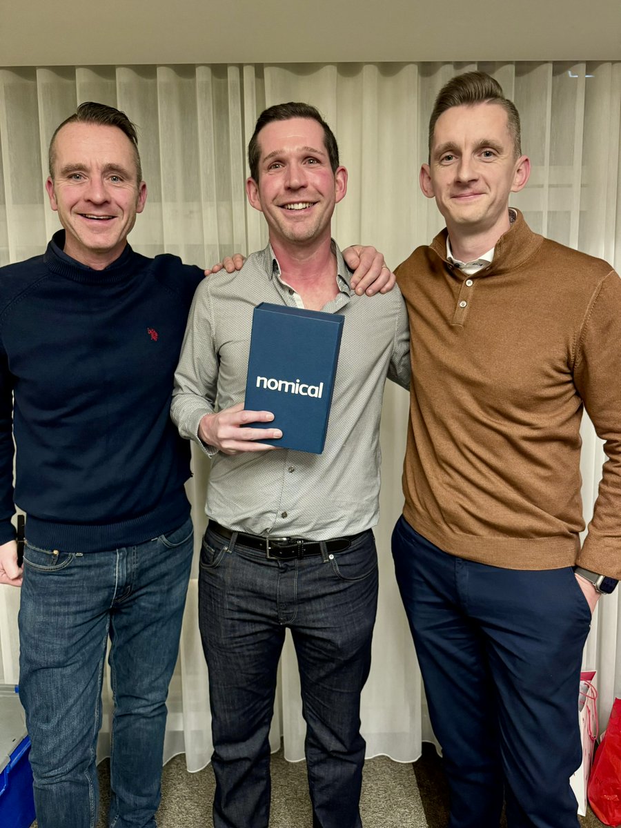 nomicalnetworks's tweet photo. At our end-of-year celebration, we proudly presented the Lifetime Achievement Award to our first employee, Glenn Wall.
A true rock of our company, Glenn's dedication has shaped Nomical into the success it is today. Thank you, Glenn, your contributions are immeasurable!👏 https://t.co/JcLgXVR6RV