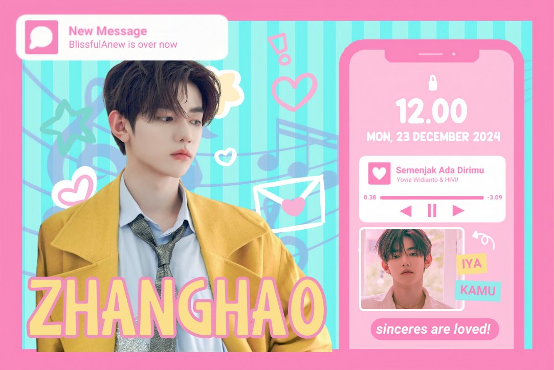 ⓘ NOTIFICATIONS.⠀

A new love has turned the world into a symphony of tender moments. Every step feels like a waltz, a delicate balance of beauty and trust. I, Zhang Hao, am finally ready to walk out of Blissful Anew, where joy forever resides.