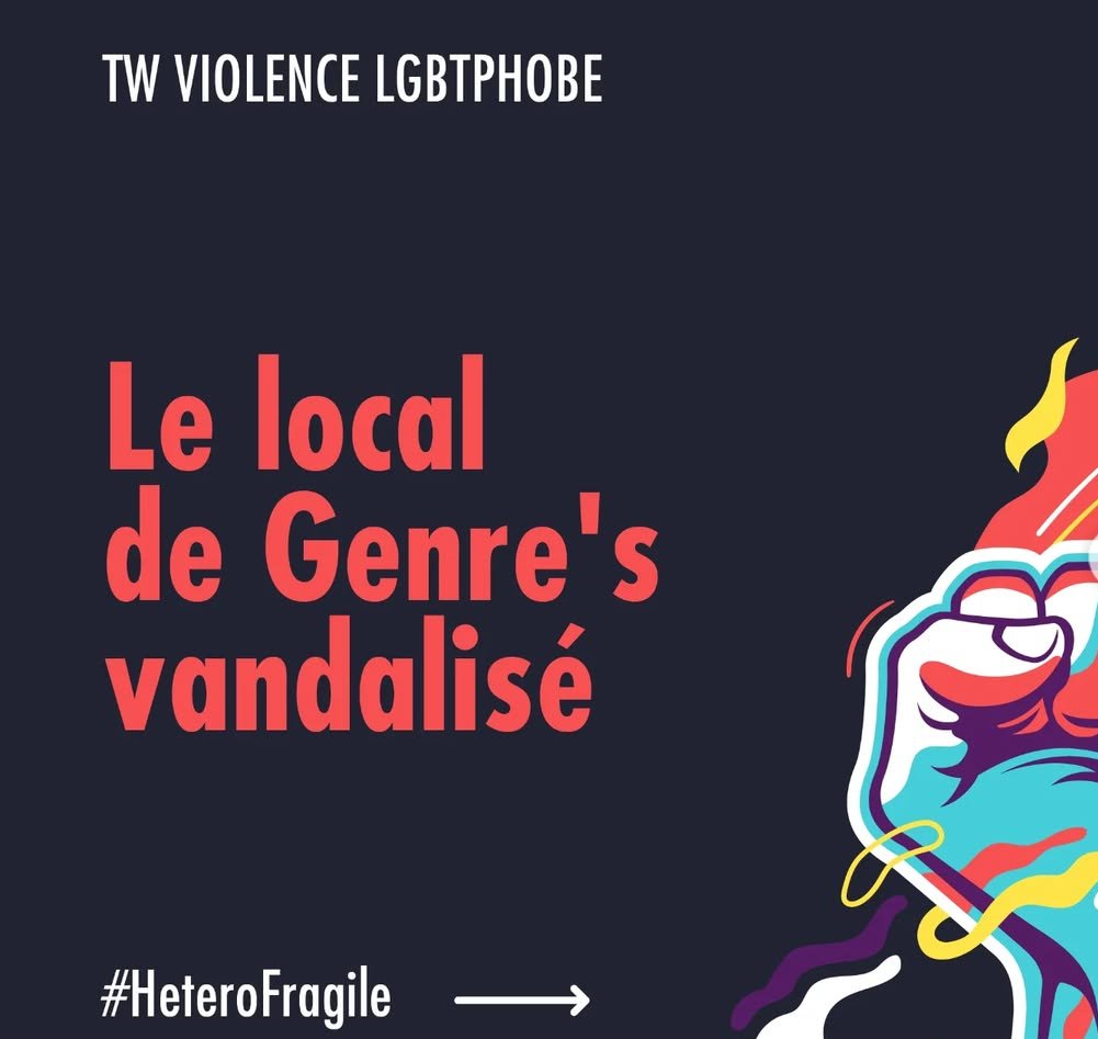 LesGrenades_'s tweet photo. Encore une attaque Lgbtphobe en #France contre un local Queer.

Solidarité absolue 🫶 https://t.co/lYFGbOFSKe