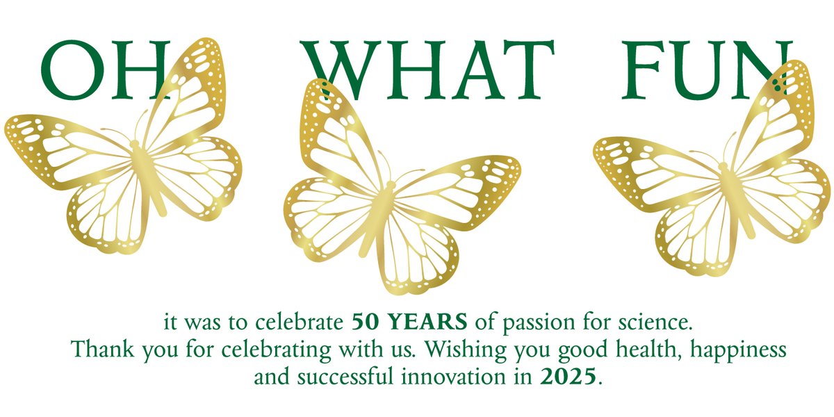 Thank you for an amazing 2024 as we celebrated our 50th anniversary! We wish you all a wonderful holiday season.