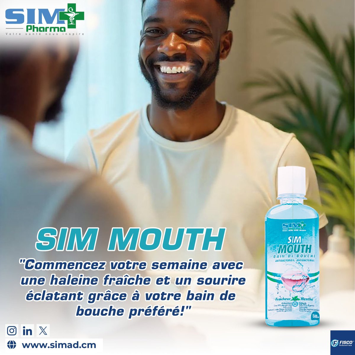 simad_chemicals's tweet photo. Gardez votre bouche fraîche et saine avec Sim Mouth ! #baindebouche #santébuccale 😁 https://t.co/NAW75YtDhs