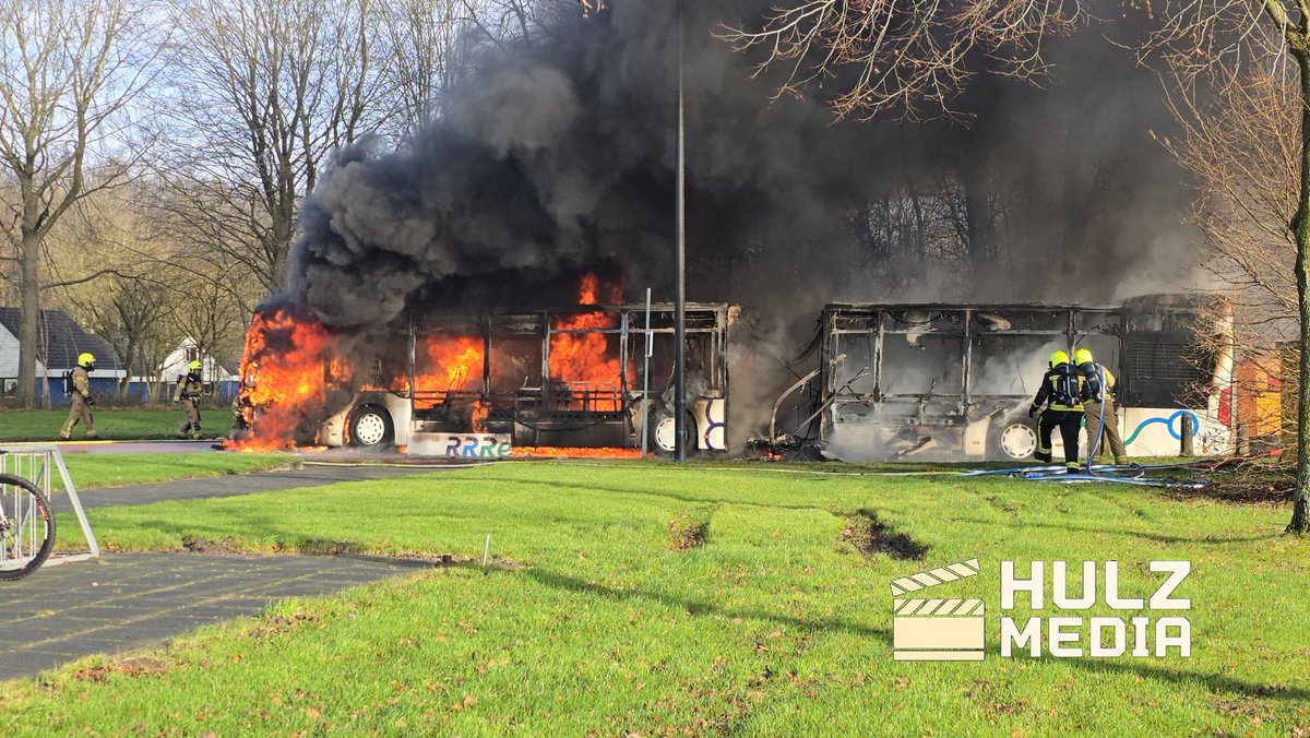 Walibi Express brandt volledig uit in Biddinghuizen