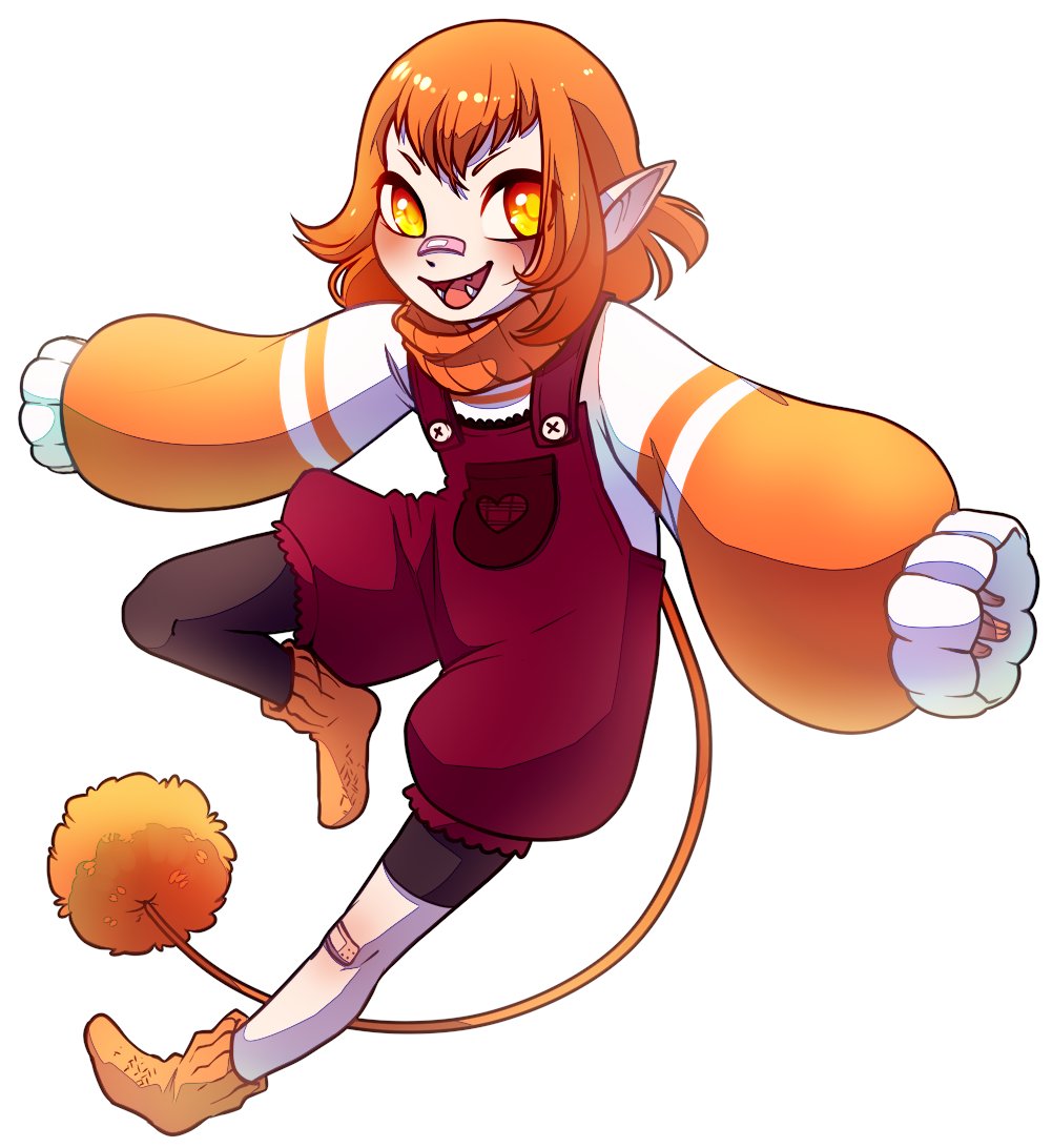 I took part in secret #FintuberSanta ! This is <a href="/ronjachann/">Ronja Peikko 🍂🧡🍊 VTuber</a> please go give them a looksie, an absolute adorable ball of troll to draw!