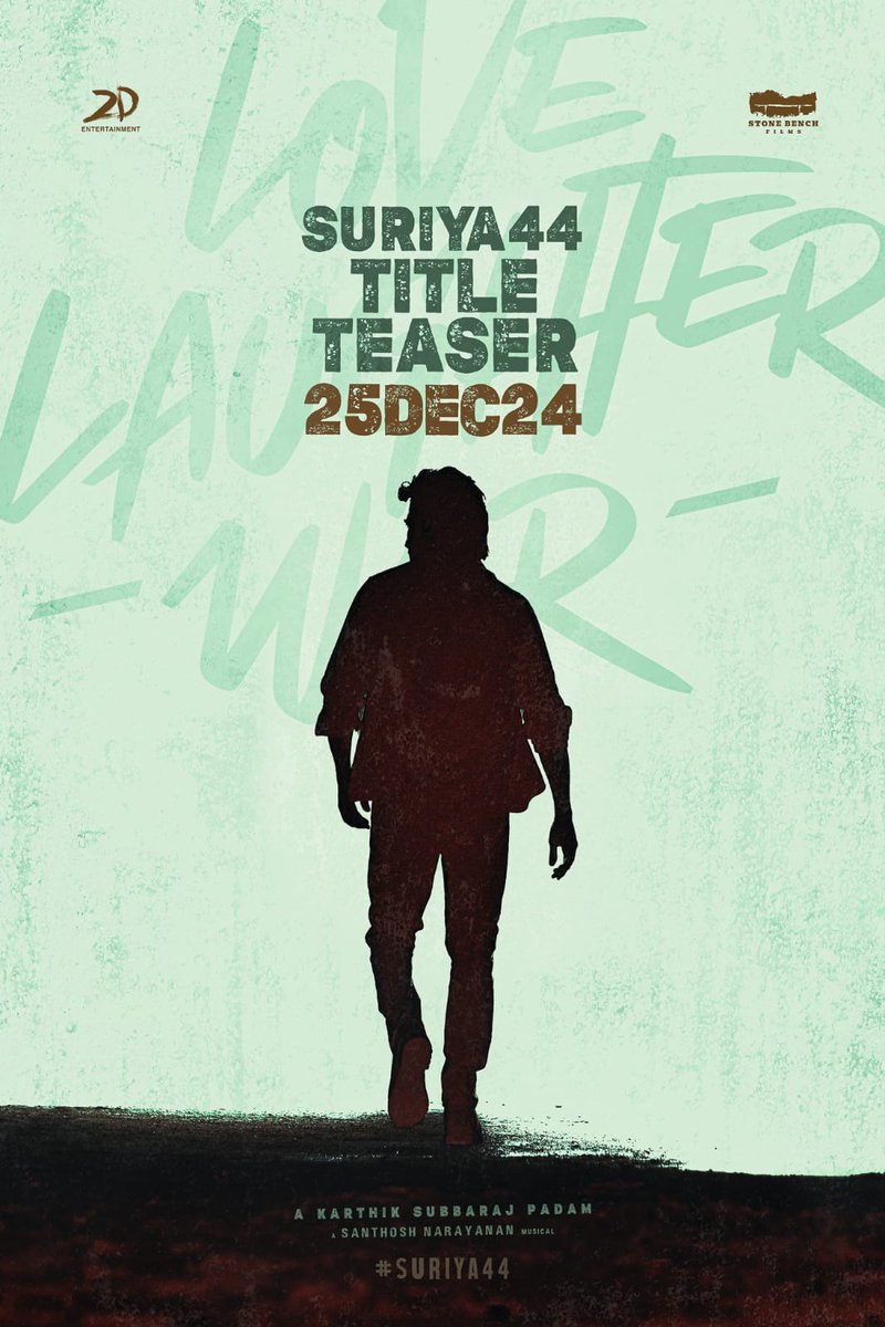 BarathSalemSfc's tweet photo. #TheONE @Suriya_offl Anna's🛐♥️ 
X Mass Gift 🎁

#Suriya44 Title Teaser 💥 Unveiling On Dec 25th, 2024

#LoveLaughterWar #TheOneXmass https://t.co/HiNJpiHHNq