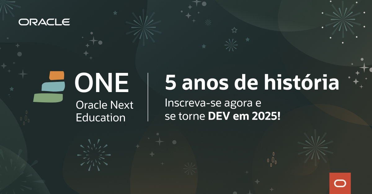 O ONE celebra seus 5 anos de história com mais de 90 mil pessoas formadas. Se você quer começar o ano investindo na sua carreira, inscreva-se e concorra a uma bolsa que te dá acesso a cursos de Inteligência Artificial, Back End, Data Science e muito mais. social.ora.cl/6004QpkK0