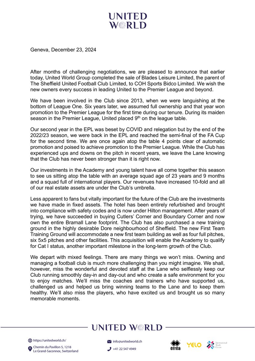 UNITED WORLD tweet media