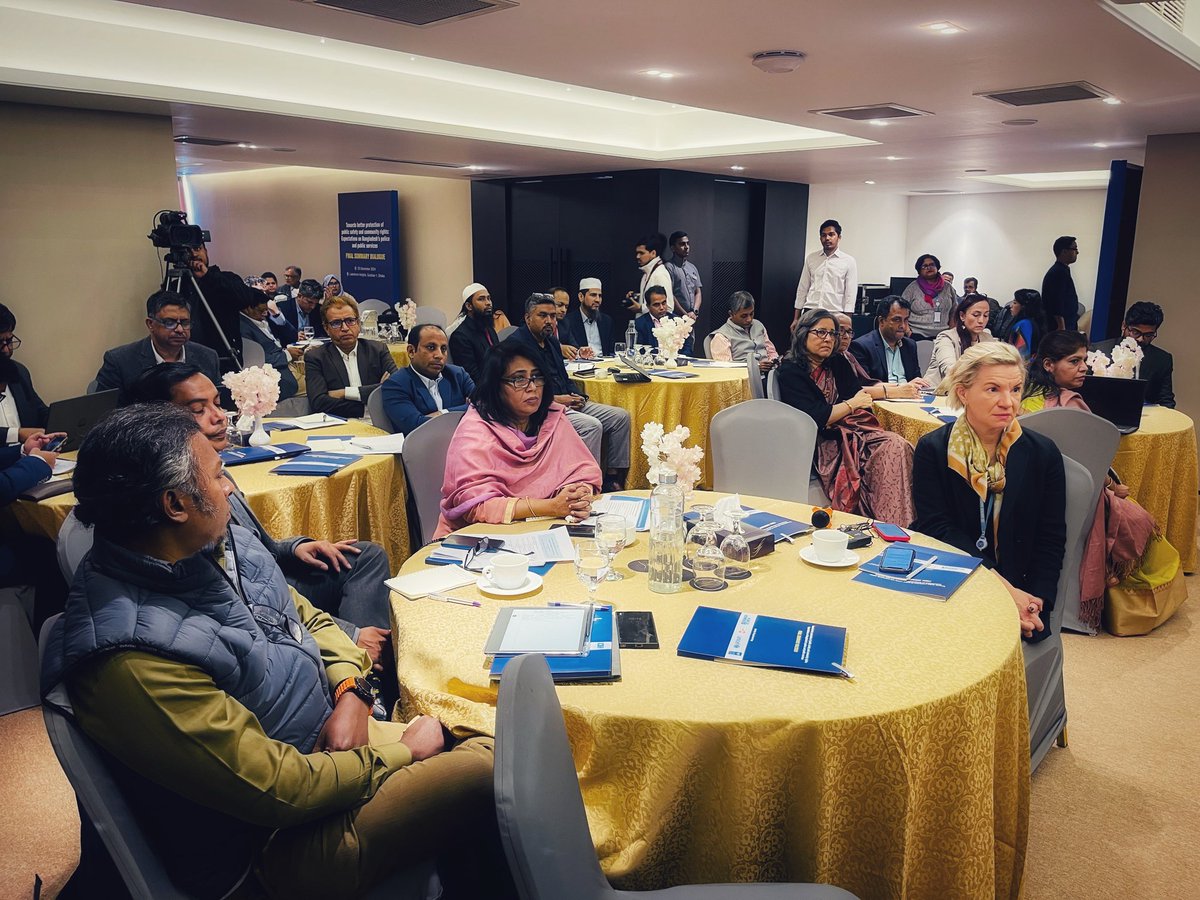 UNDP_BD's tweet image. "Every crisis is an opportunity to reimagine &amp;amp; rebuild trust. True reform prioritises service over control"- DIG Quazi Zia Uddin at the national dialogue on public safety &amp;amp; community rights, co-hosted by @UNDP, @unwomenasia, @UNICEFBD &amp;amp; @UNFPABangladesh. Read more:…