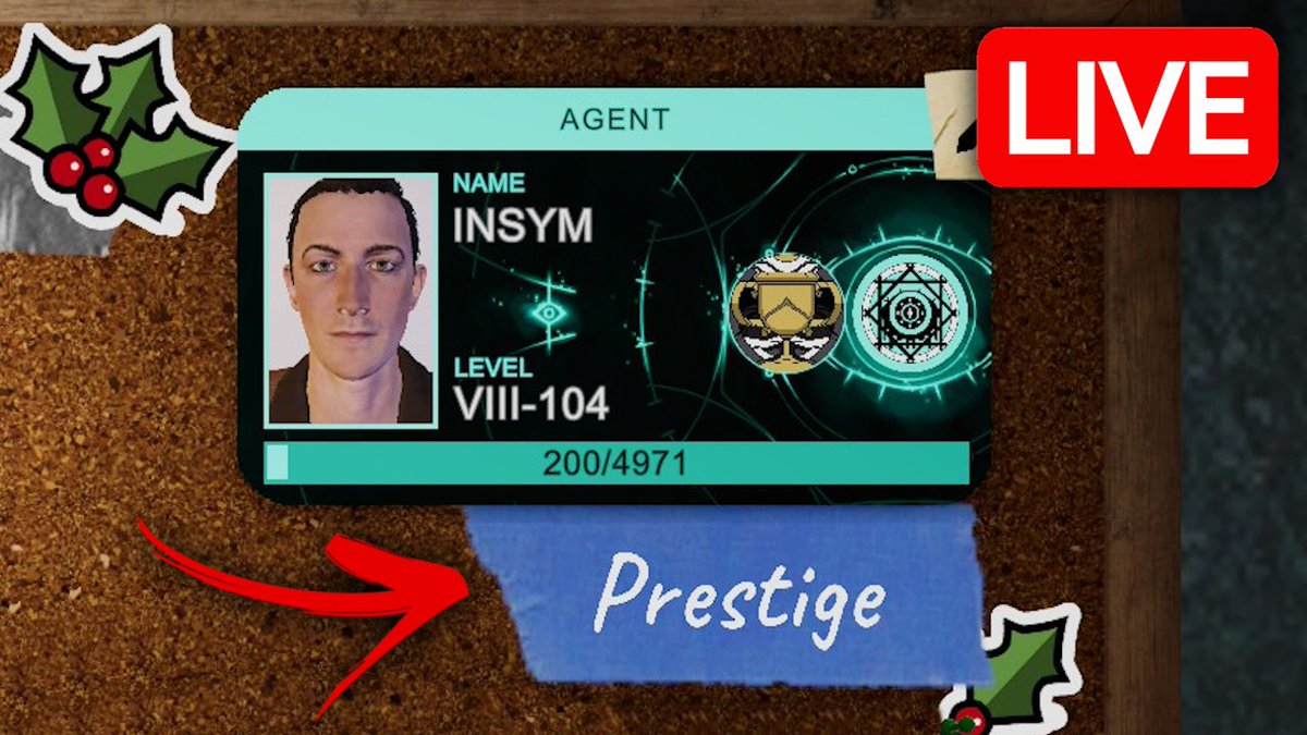 InsymTtv's tweet image. GOING BACK TO LEVEL 1 TODAY! Also the Christmas event has been completed so let's check out the trophy!!