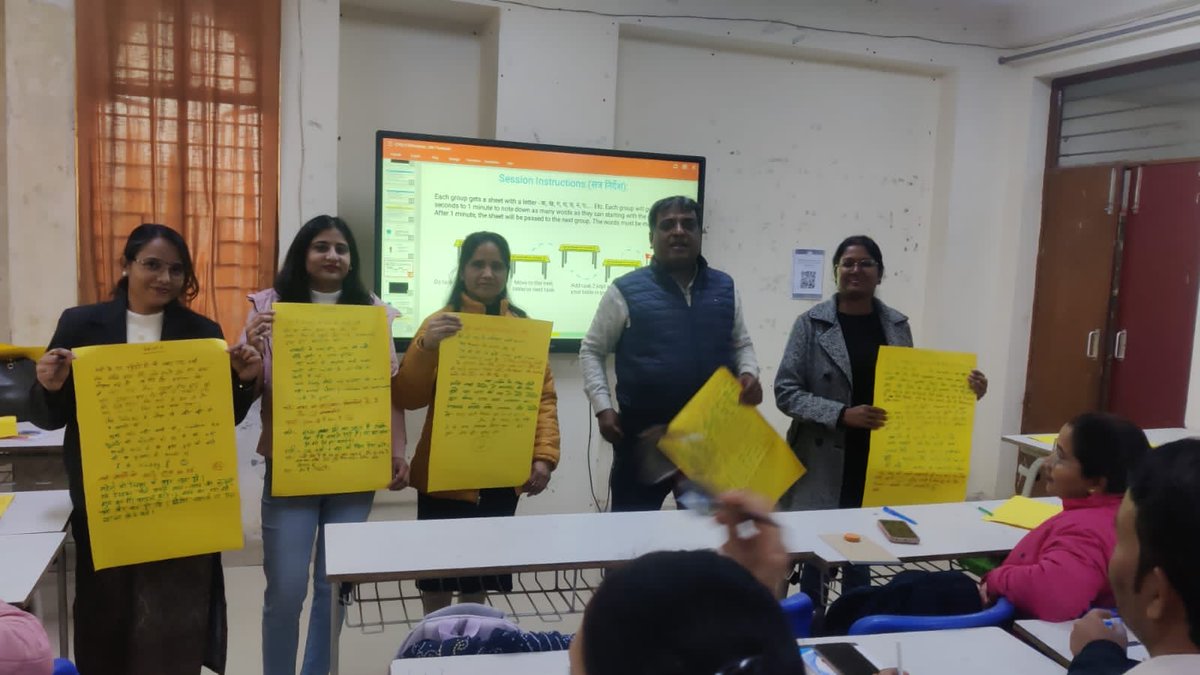DIET Karkardooma (@karkardoomadiet) on Twitter photo #Continuous Professional Development for #PRTs
@Dietkkd to make them competent in pedagogical skills under the Coordinatorship of Dr. Deepak Kumar Verma followed by Visionary Leadership of <a href="/DRBKPAL1/">DR B K PAL</a> #Continuous Professional Development for #PRTs
@Dietkkd to make them competent in pedagogical skills under the Coordinatorship of Dr. Deepak Kumar Verma followed by Visionary Leadership of <a href="/DRBKPAL1/">DR B K PAL</a>