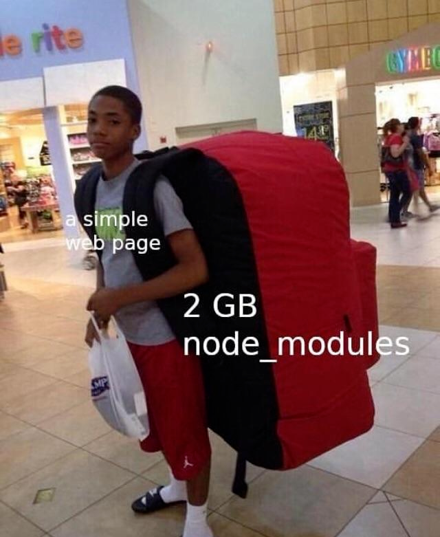 He must be a React developer 😂🤭
