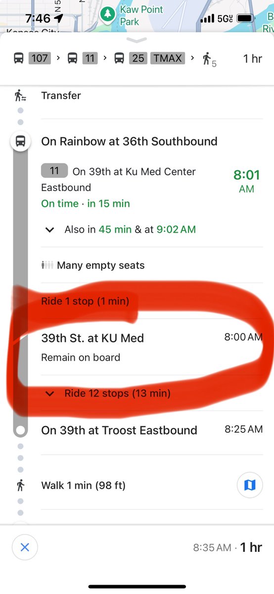 Let’s see if the <a href="/RideKCTransit/">RideKC</a> kicks me off for this again