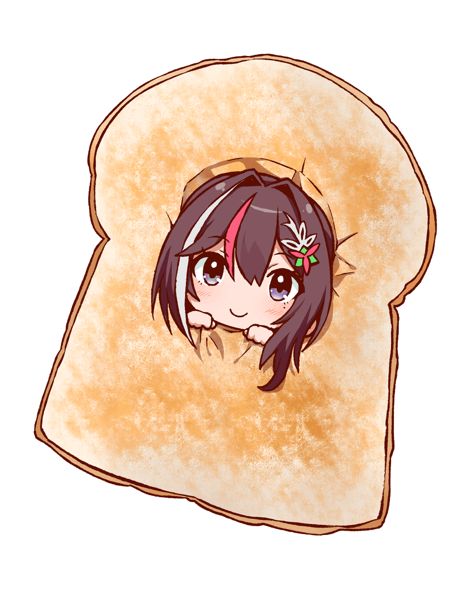 AZKi 「あんぱん #AZKiART 」|左のイラスト