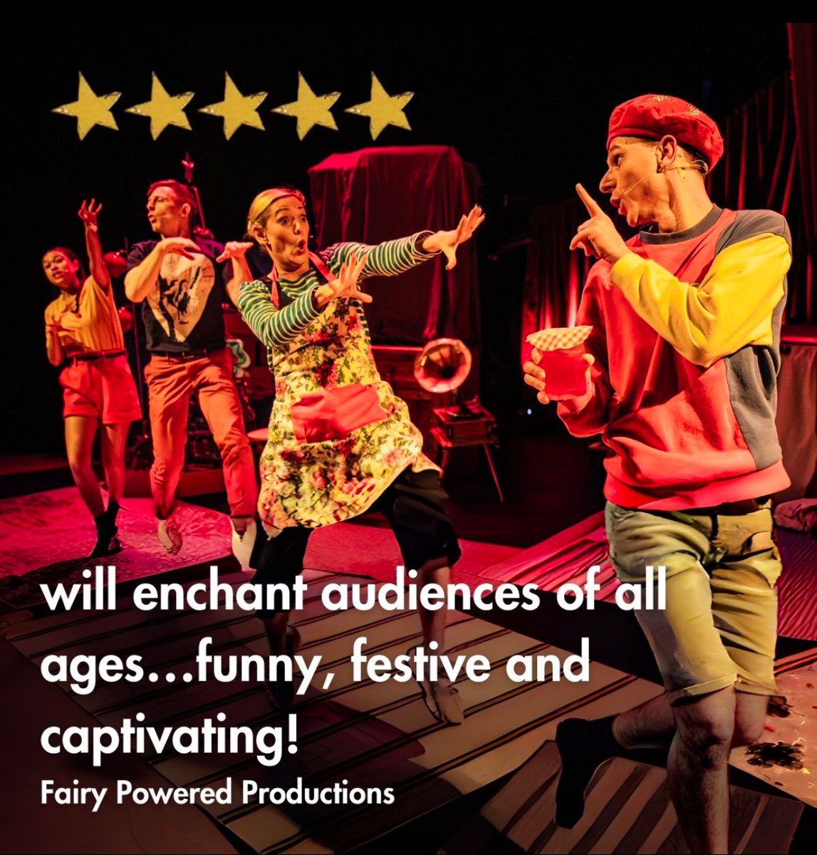 Curtain's nearly down for this lovely show. <a href="/farnhammaltings/">Farnham Maltings</a>