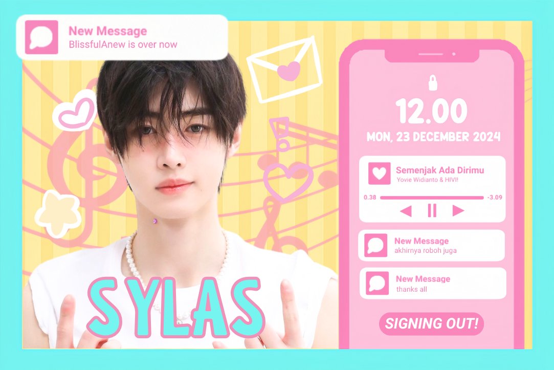 ⠀
ⓘ NOTIFICATIONS.⠀

The journey of discovering the serenity of a new love has over. I, Sylas, have finally fulfilled my duty to paint days at Blissful Anew with the brushstrokes of amour. Until our paths entwine again, farewell, my forever sincere love.
⠀