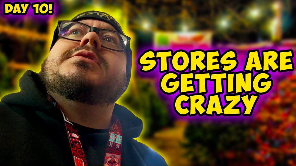 ComeGeekSome1's tweet photo. Its day 10!!

Stores at Christmas are crazy! Day 10 of #12daysofvlogmas

https://t.co/ThFyJCmbDZ https://t.co/X1SyI3EdDs