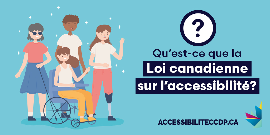 La LCA est une loi fondamentale pour promouvoir une vision de pleine participation, d'égalité et d'inclusion des personnes en situation de handicap, s'inscrivant dans le cadre plus large des droits de la personne au Canada. accessibilitychrc.ca/fr