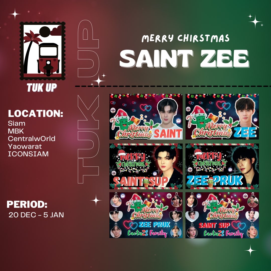 tuk_up's tweet image. ꒰🧣♡̶ #JoyfulXmasWithZS ₊˚⛄️✧
We are happy to share this project, in celebration of our two great artists, Merry Christmas and best wishes always. we love them!✨

( @Saint_sup ❤️🌵💙 @zee_pruk )

#CactuZSfamily #CactuZS
@ZS_LatinAmerica, @CactuzsHome