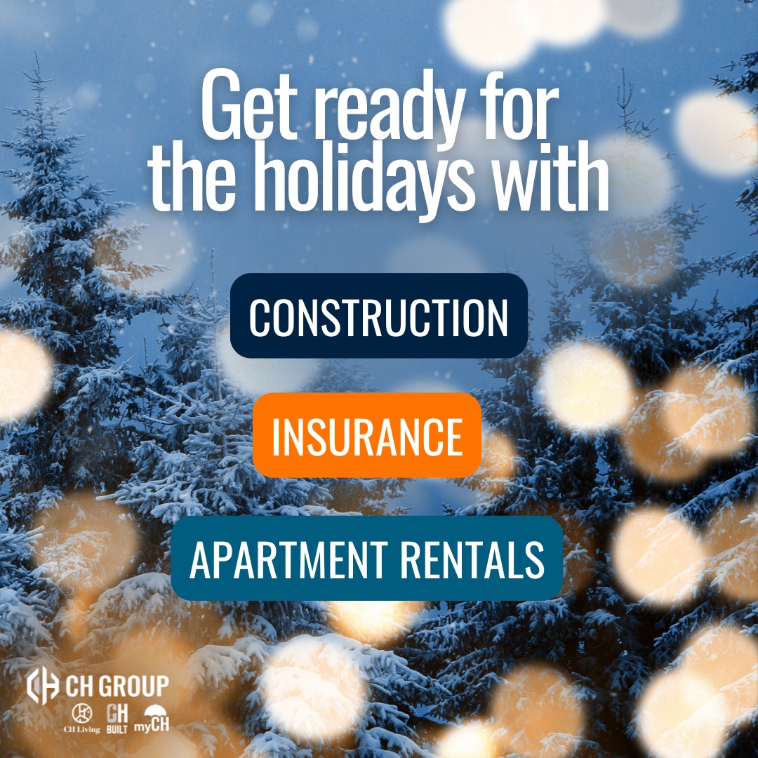 CHGroupRegina's tweet photo. As you prepare for the holidays and get ready for a new year, we’ll be here should be looking for a new insurance policy, apartment or a commercial renovation. Learn more about CH Group's companies on our site: https://t.co/yr6w2ECSei

#CHGroup #Regina #YQR #Insurance #Rentals... https://t.co/zTKp9H8Ifg
