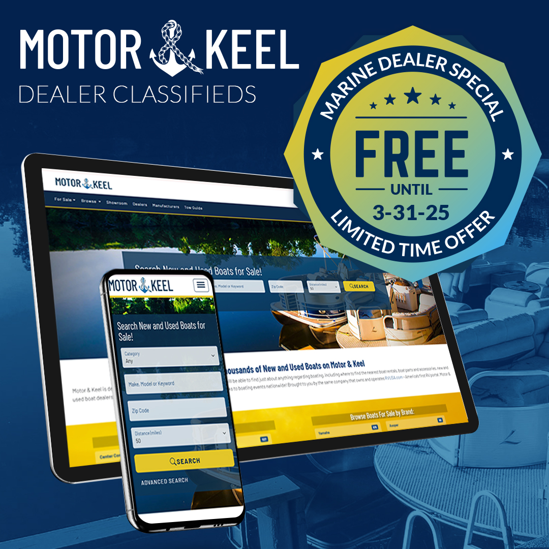 NetSourceMedia's tweet image. The same team behind the first RV classifieds website on the internet is now bringing you the hottest new boat classifieds website: Motor &amp;amp; Keel. And we&apos;re offering FREE inventory listing through March 31, 2025!

Find out more: heyor.ca/0JxRft