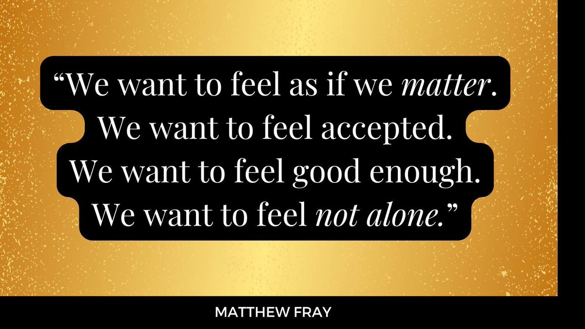 Our most fundamental relationship needs are attachment needs. If these needs go unmet, we shrink inside.