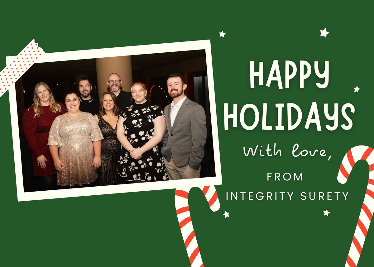 IntegritySurety's tweet photo. Sending warm holiday greetings from the Integrity Surety family! https://t.co/lvakdZMVeJ