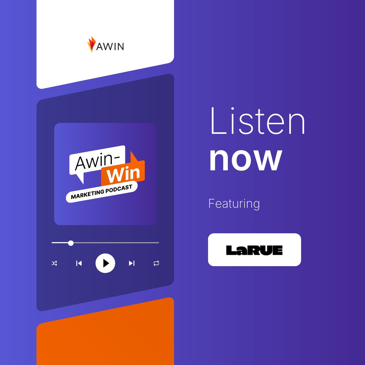 🎙️ È uscito un nuovo episodio🎙️
Scopri le strategie di <a href="/Laruepr/">LaRue</a> per bilanciare gli earned media e i paid media, oltre a insight sul mondo reale per raggiungere il successo.
Ascolta ora: ow.ly/vytz50UvPaU💡

#AwinWinMarketingPodcast #LaRue #B2BPodcast #AffiliatePodcast