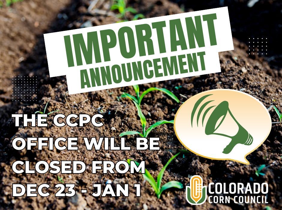 The CCPC Office will be closed from December 23 - January 1. We look forward to serving you in the New Year!