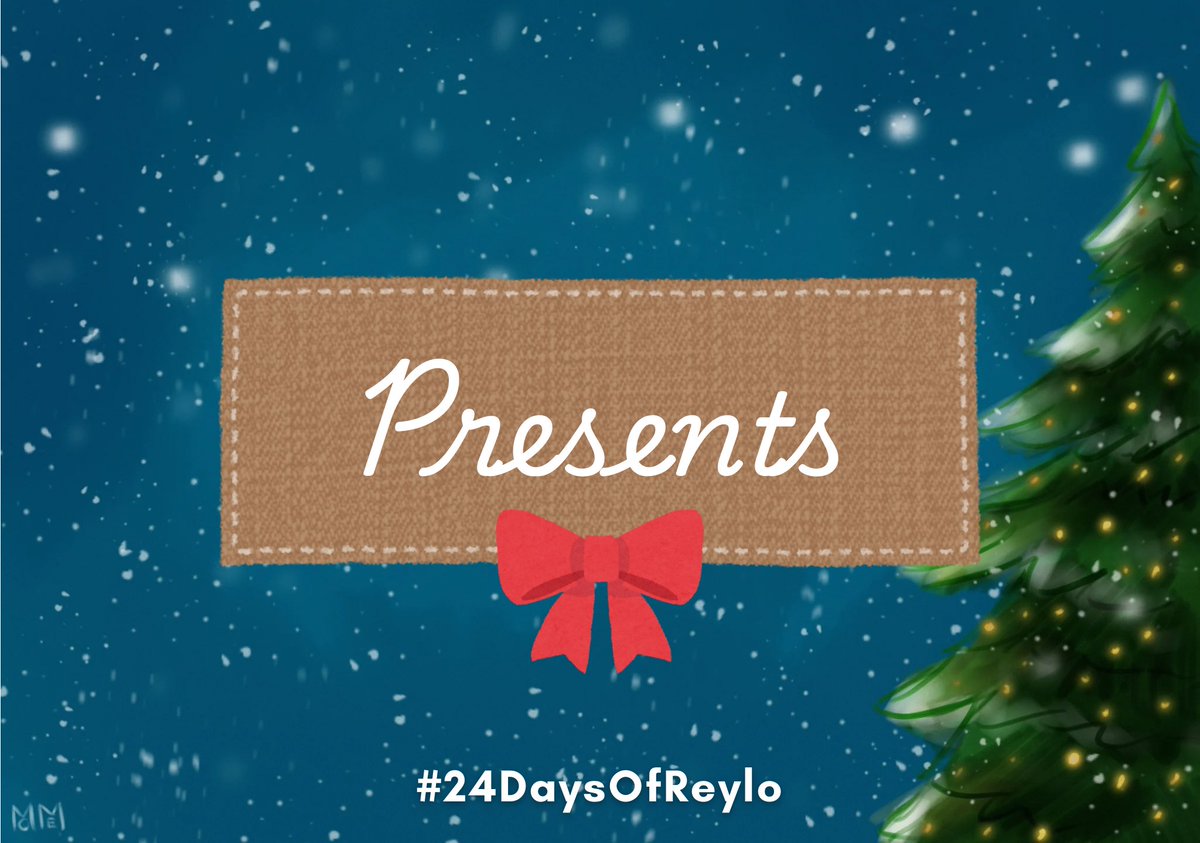 hiddenreylo's tweet photo. Day 23 - Gifts/Presents 🎁🕎
#24DaysOfReylo https://t.co/C2HUtZWOSO