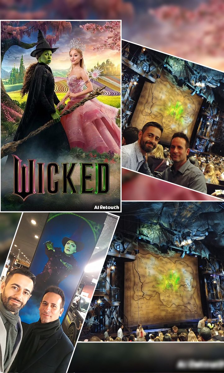 76MACC's tweet photo. Wicked me ha impresionado profundamente, aunque la versión de Broadway sigue siendo especial. Visualmente deslumbrante, con interpretaciones excepcionales, decorados cautivadores y canciones memorables. Una adaptación perfecta que captura la magia del clásico mundo de Oz. https://t.co/Xw6U6vLNzV
