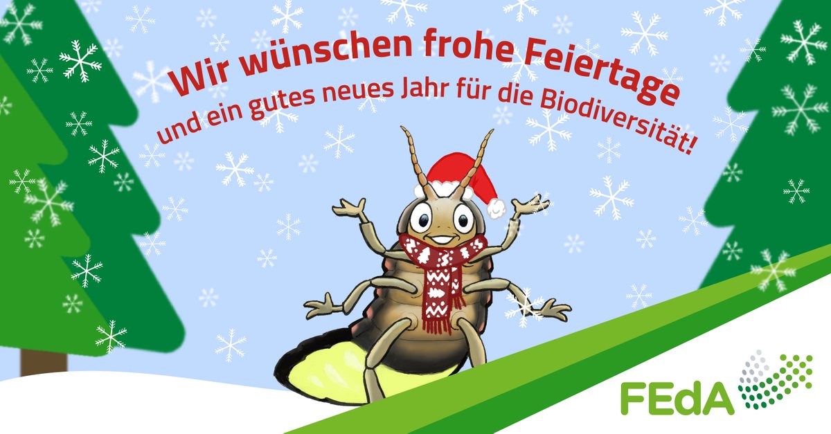 FEdA | Biodiversität erforschen und erhalten (@feda_biodiv) on Twitter photo Wir wünschen euch frohe Feiertage und uns allen ein gutes neues Jahr für die Biodiversität! 💚
We wish you happy holidays and a happy new year for biodiversity and for all of us! 💚 Wir wünschen euch frohe Feiertage und uns allen ein gutes neues Jahr für die Biodiversität! 💚
We wish you happy holidays and a happy new year for biodiversity and for all of us! 💚