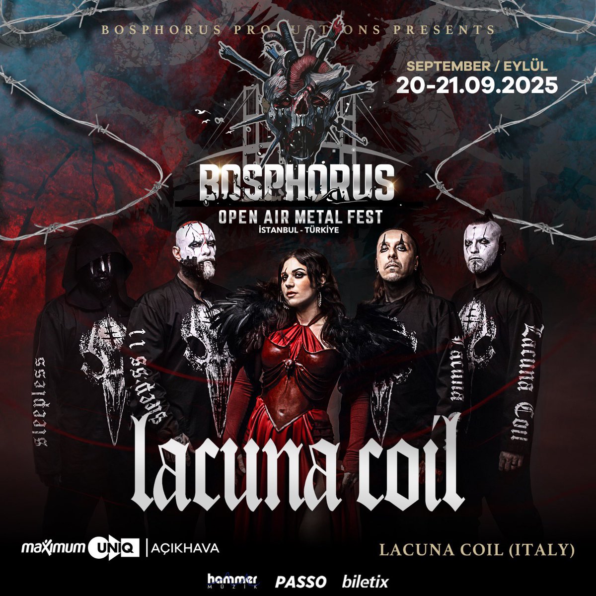 Lacuna Coil İstanbul konseri açıklandı!

İtalyan grup 20-21 Eylül’de gerçekleşecek Bosphorus Open Air Metal Fest’te sahne alacak!