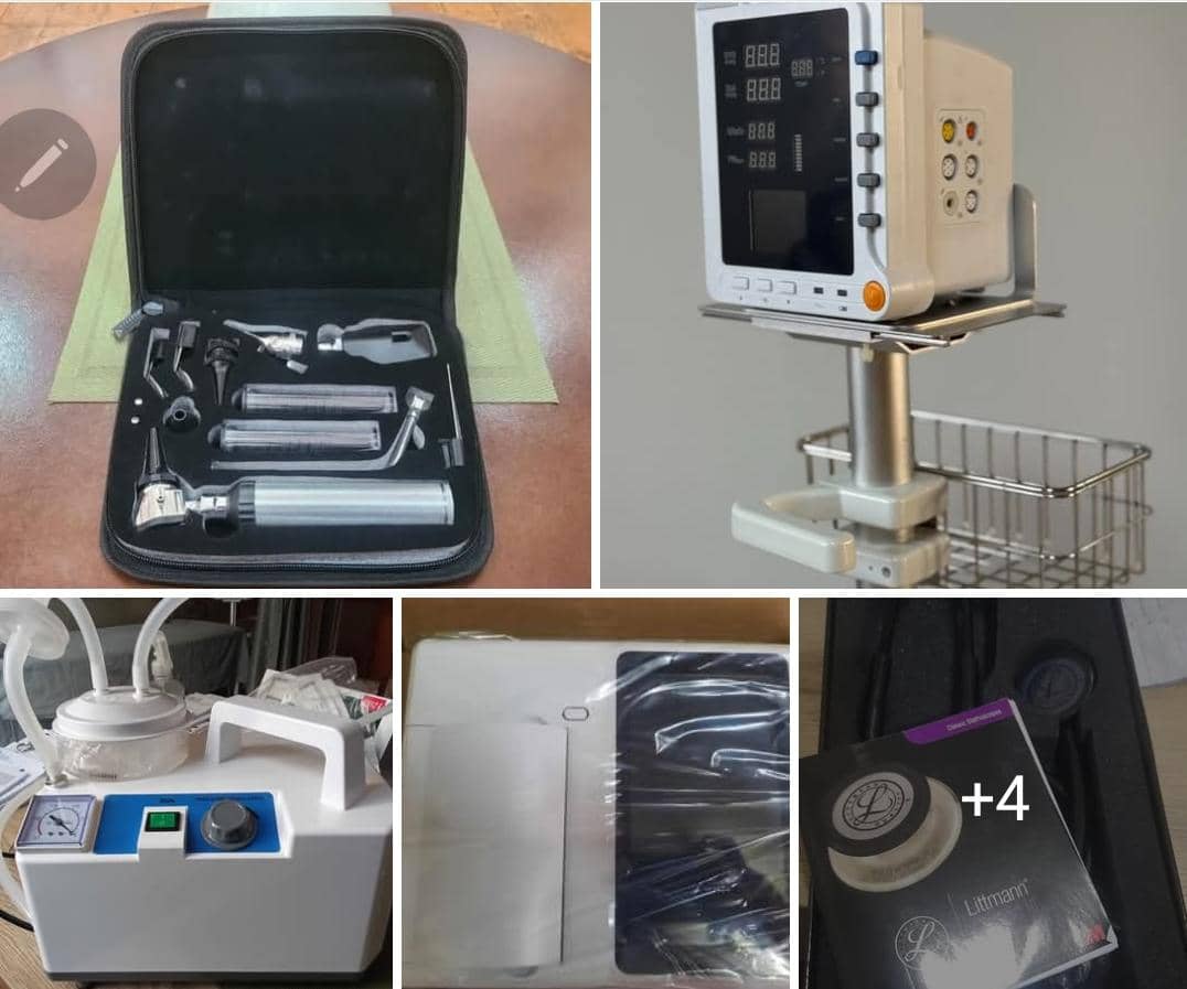 docpriv_'s tweet photo. @RealTalkFadzie 🎉 Clearance sale!!
🩺 Diagnostic Sets - $120 now $100
💓 Vital Signs Monitors - $550 now $490
🔬 Stethoscope - $75 now $70
📈 ECG Machines - $650 now $550
💨  Suction Machines - $230 now $190
💡 X-Ray Viewing Box from $140

📞 Contact: 071 798 9379 or  https://t.co/KgQVlm7zq9) https://t.co/g3kZItGG0R